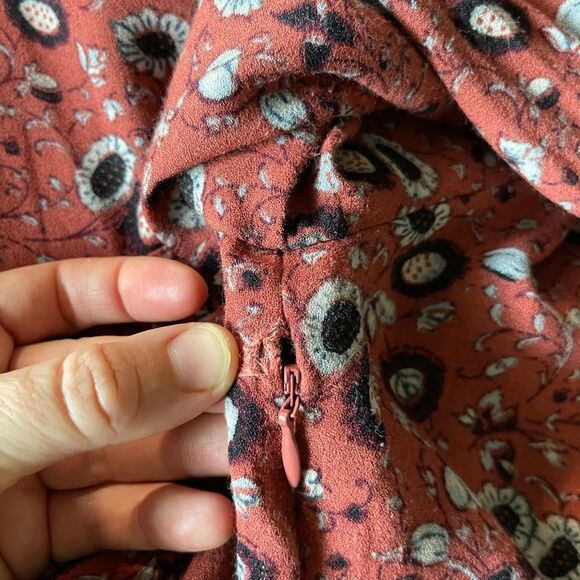 Free People Some Like It Hot Jumpsuit in Rust Combo - Picture 11 of 15